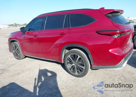 2022 Toyota Highlander Xse из США, поврежденный, VIN 5TDLZRAH6NS137265